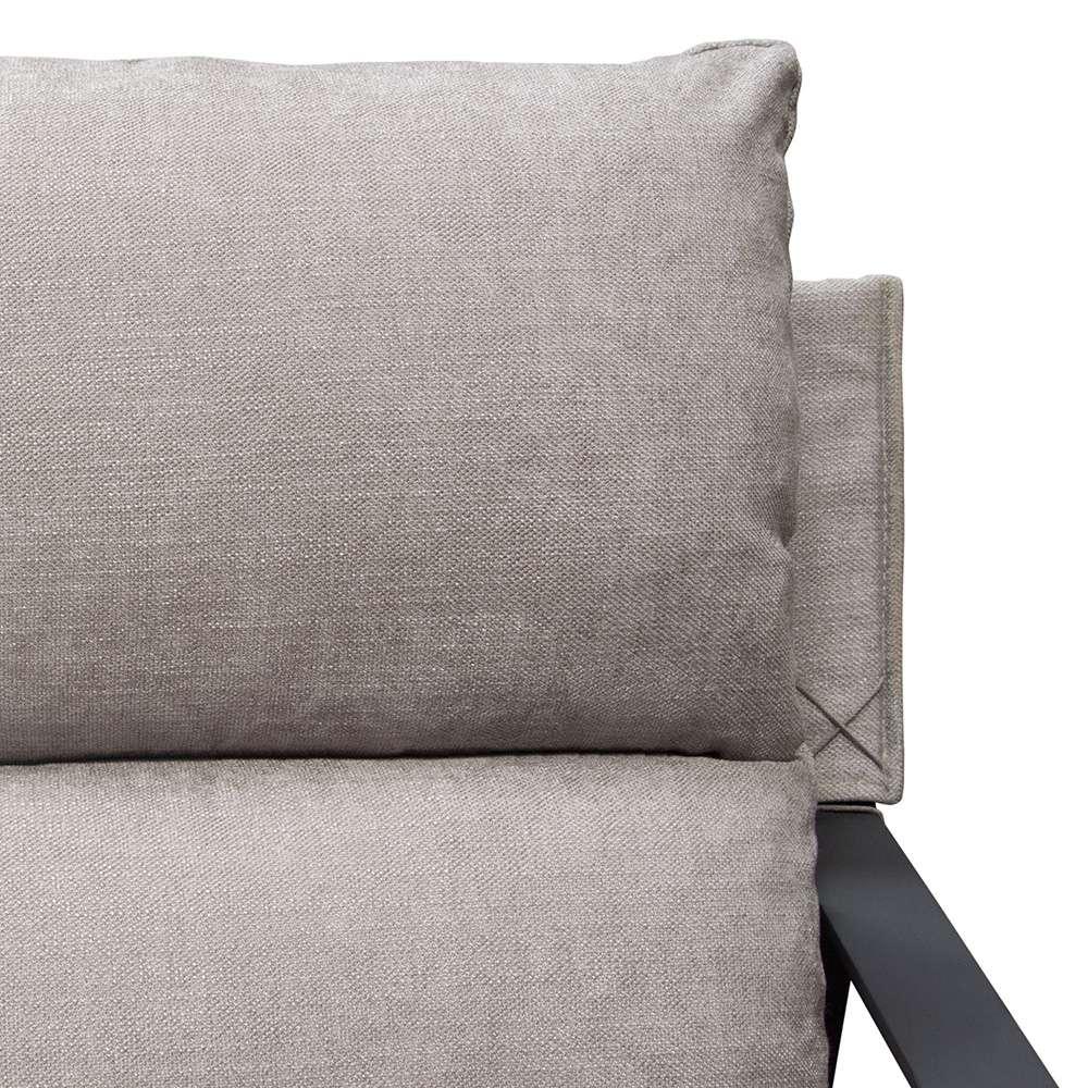 Diamond Sofa - Miller Sling Accent Chair in Grey Fabric w/ Black Powder Coated Metal Frame - MILLERCHGR_CLOSEOUT veiw 5