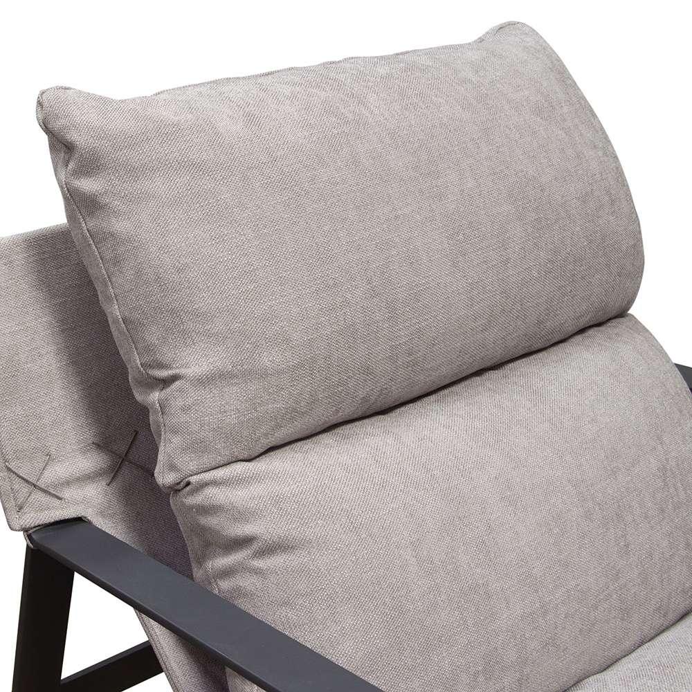 Diamond Sofa - Miller Sling Accent Chair in Grey Fabric w/ Black Powder Coated Metal Frame - MILLERCHGR_CLOSEOUT veiw 13