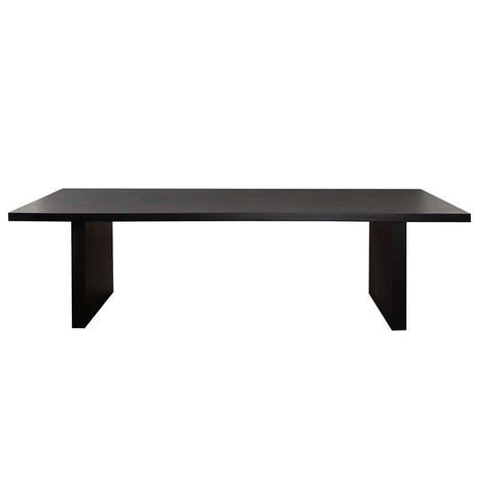 Diamond Sofa - Sonoma 110in Wood Dining Table in Black Finish - SONOMA3-110DTBL veiw 1