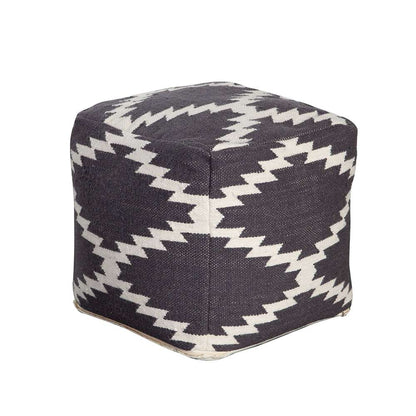 Diamond Sofa - Round Pouf in Wool veiw 3