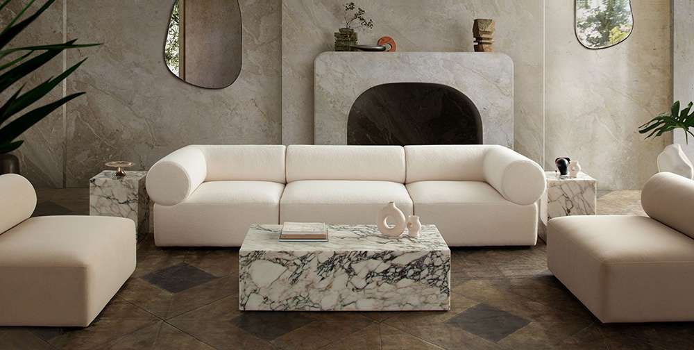 Diamond Sofa - Zia 3PC Modular Sofa in Ivory Sherpa Fabric - ZIA2SC1ACIV veiw 11
