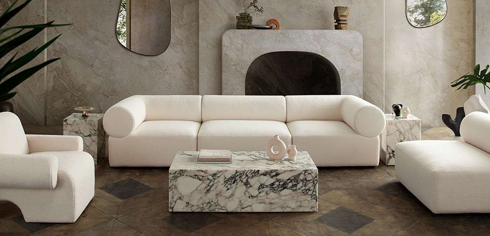 Diamond Sofa - Zia 3PC Modular Sofa in Ivory Sherpa Fabric - ZIA2SC1ACIV veiw 13