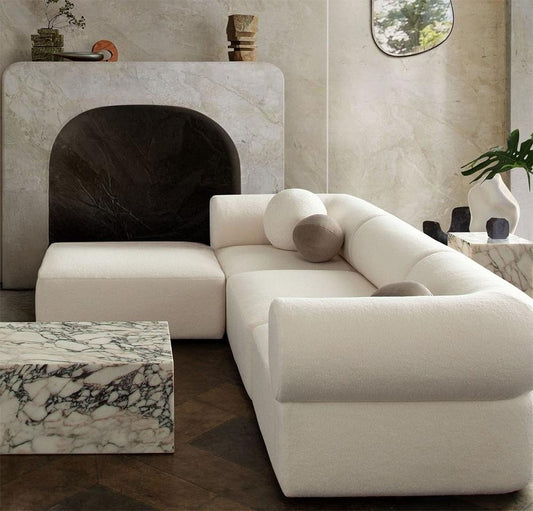 Diamond Sofa - Zia 4PC Modular Reversible Chaise Sectional in Light Camel Performance Velvet Fabric - ZIA2SC1AC1OTLCA veiw 1