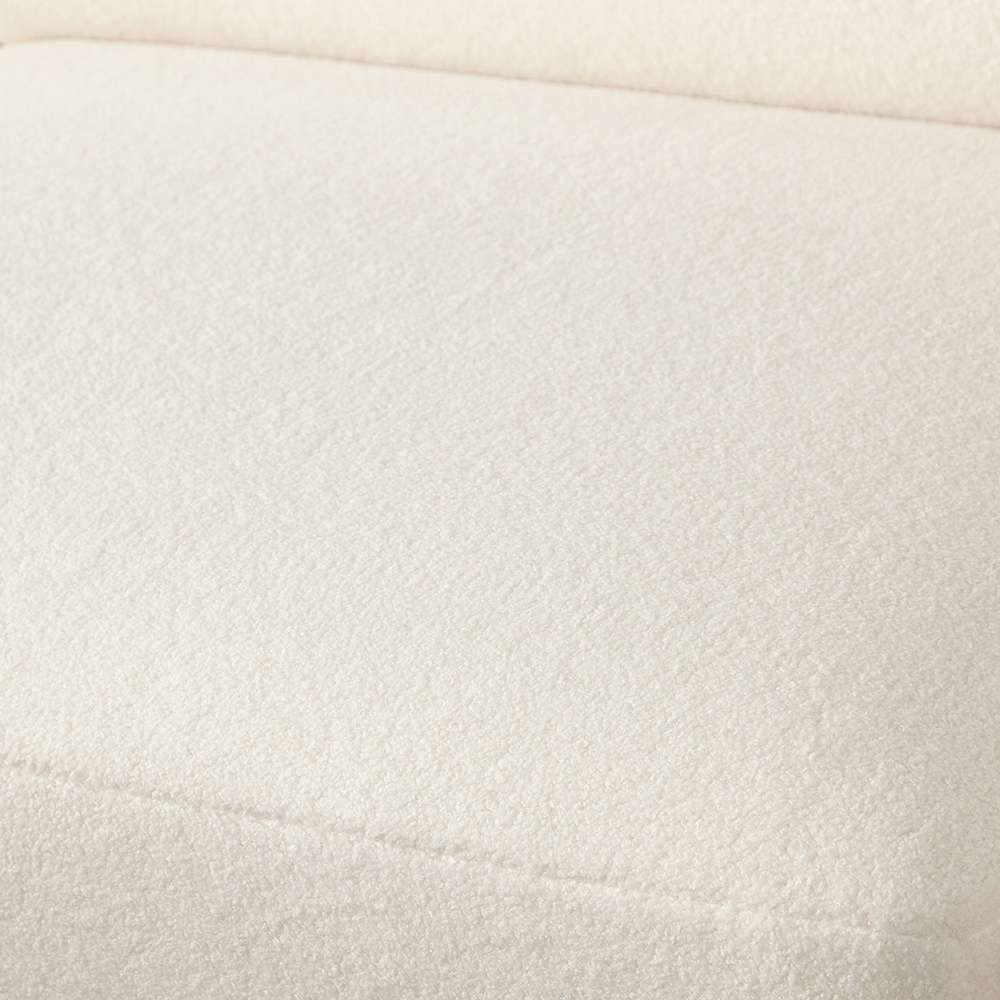 Diamond Sofa - Zia Armless Chair in Ivory Sherpa Fabric - ZIAACIV veiw 5