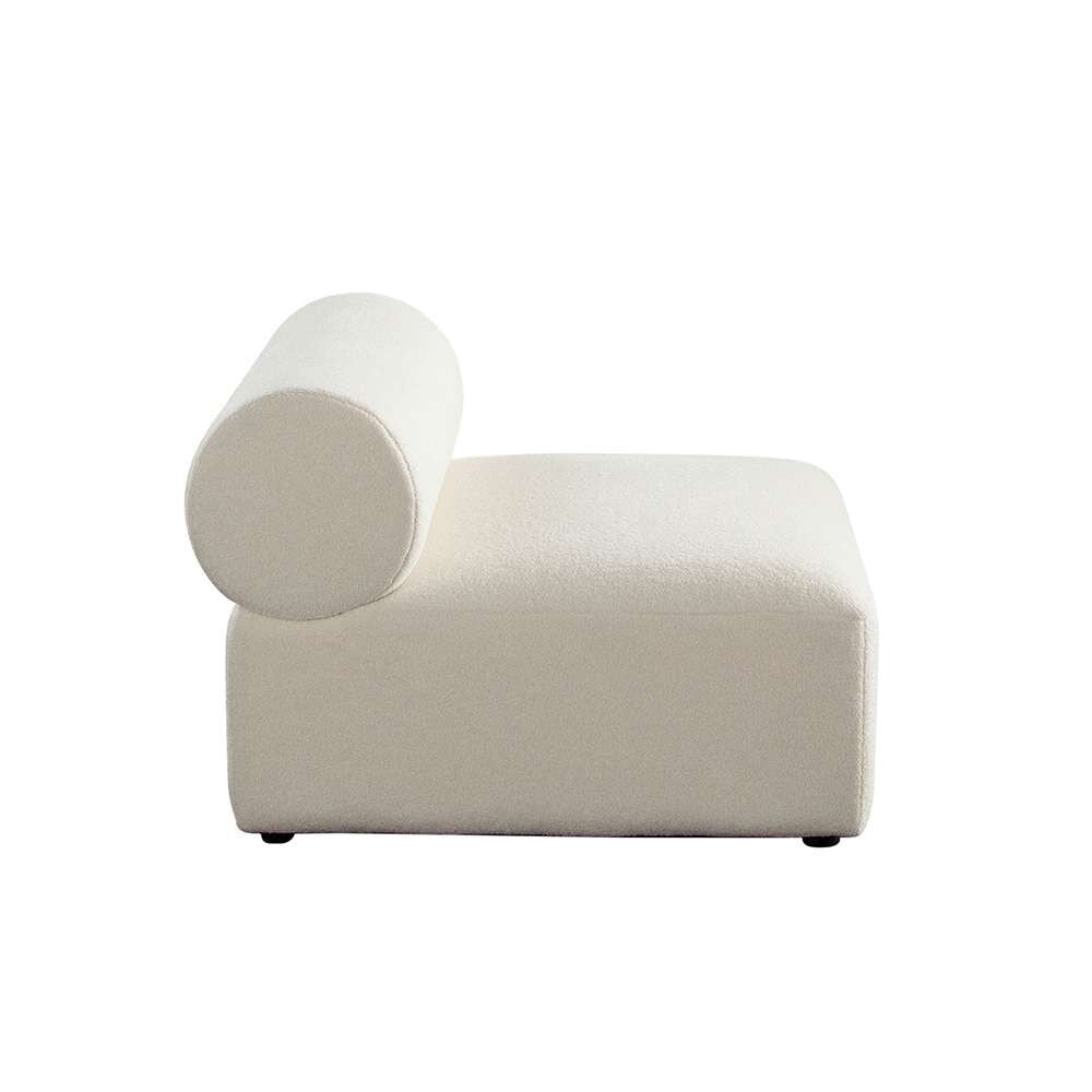 Diamond Sofa - Zia Armless Chair in Ivory Sherpa Fabric - ZIAACIV veiw 7