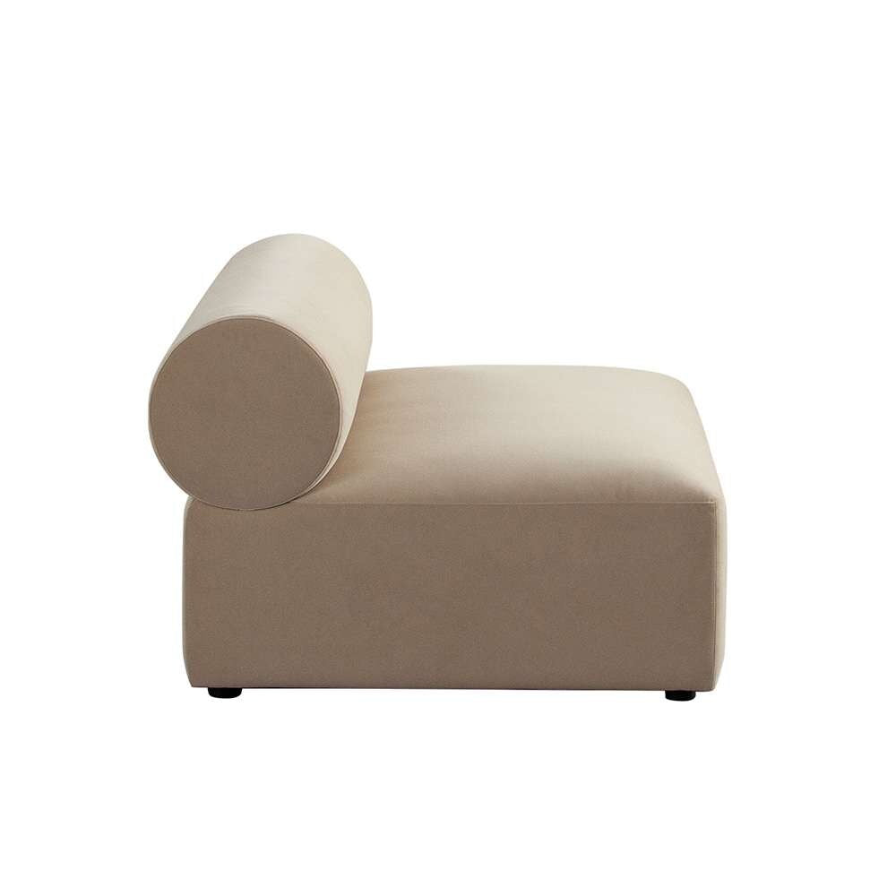 Diamond Sofa - Zia Armless Chair in Light Camel Performance Velvet Fabric - ZIAACLCA veiw 3