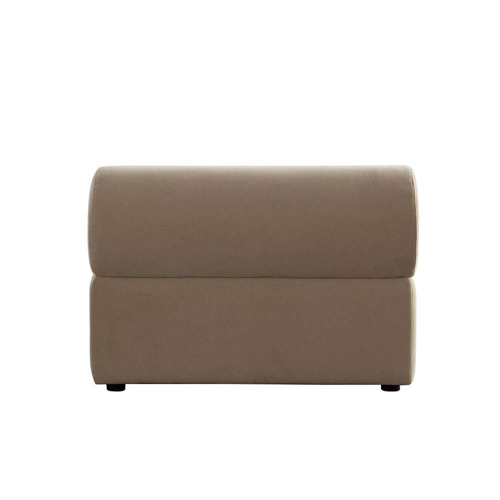 Diamond Sofa - Zia Armless Chair in Light Camel Performance Velvet Fabric - ZIAACLCA veiw 5