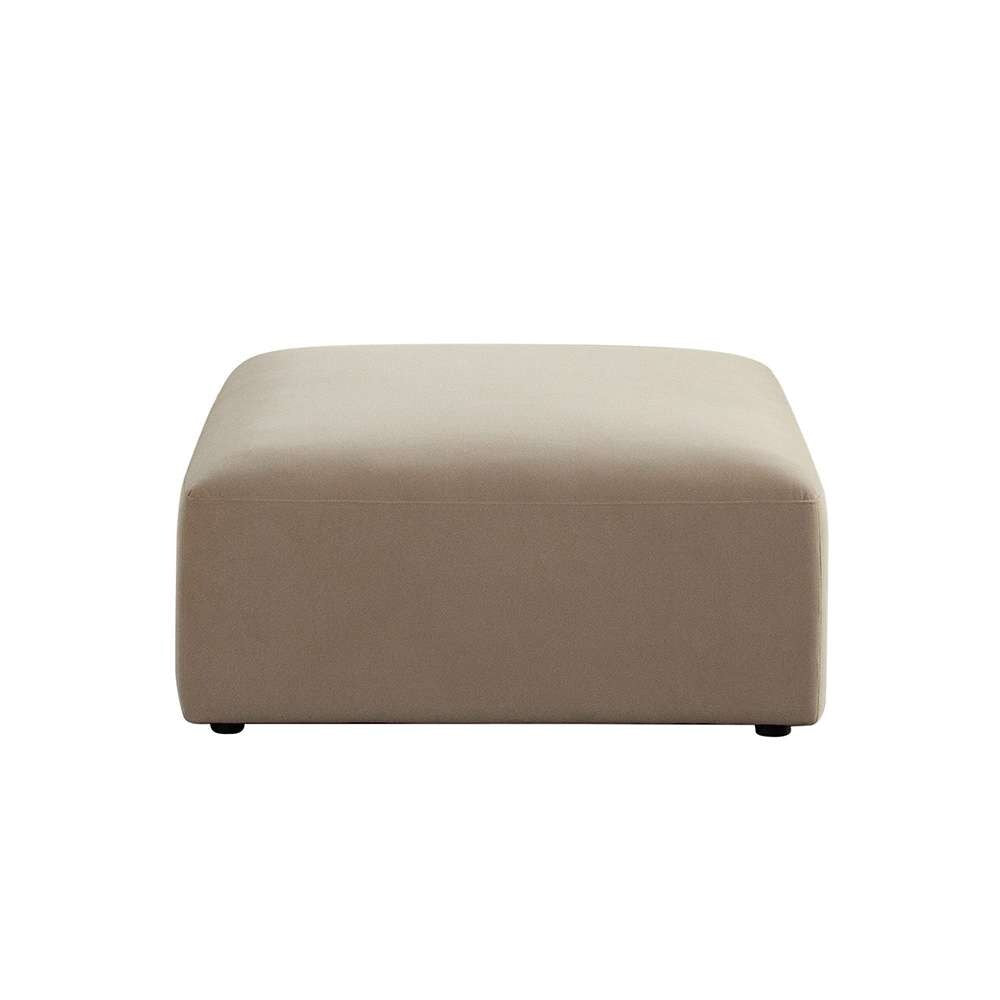 Diamond Sofa - Zia Ottoman in Light Camel Performance Velvet Fabric - ZIAOTLCA veiw 1
