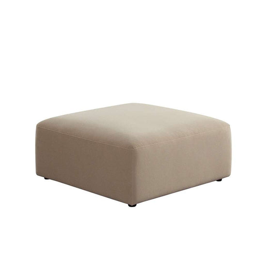Diamond Sofa - Zia Ottoman in Light Camel Performance Velvet Fabric - ZIAOTLCA veiw 2
