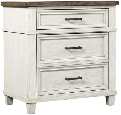 Emery Park - Caraway 2 Drawer NS in Aged Ivory Finish - I248-450-2 veiw 1