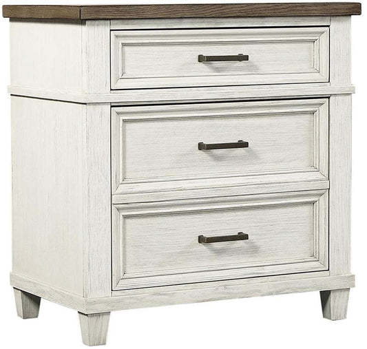Emery Park - Caraway 2 Drawer NS in Aged Ivory Finish - I248-450-2 veiw 1