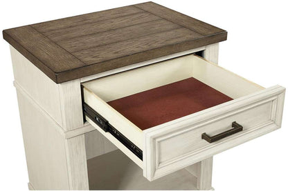 Emery Park - Caraway 2 Drawer NS in Aged Ivory Finish - I248-450-2 veiw 3