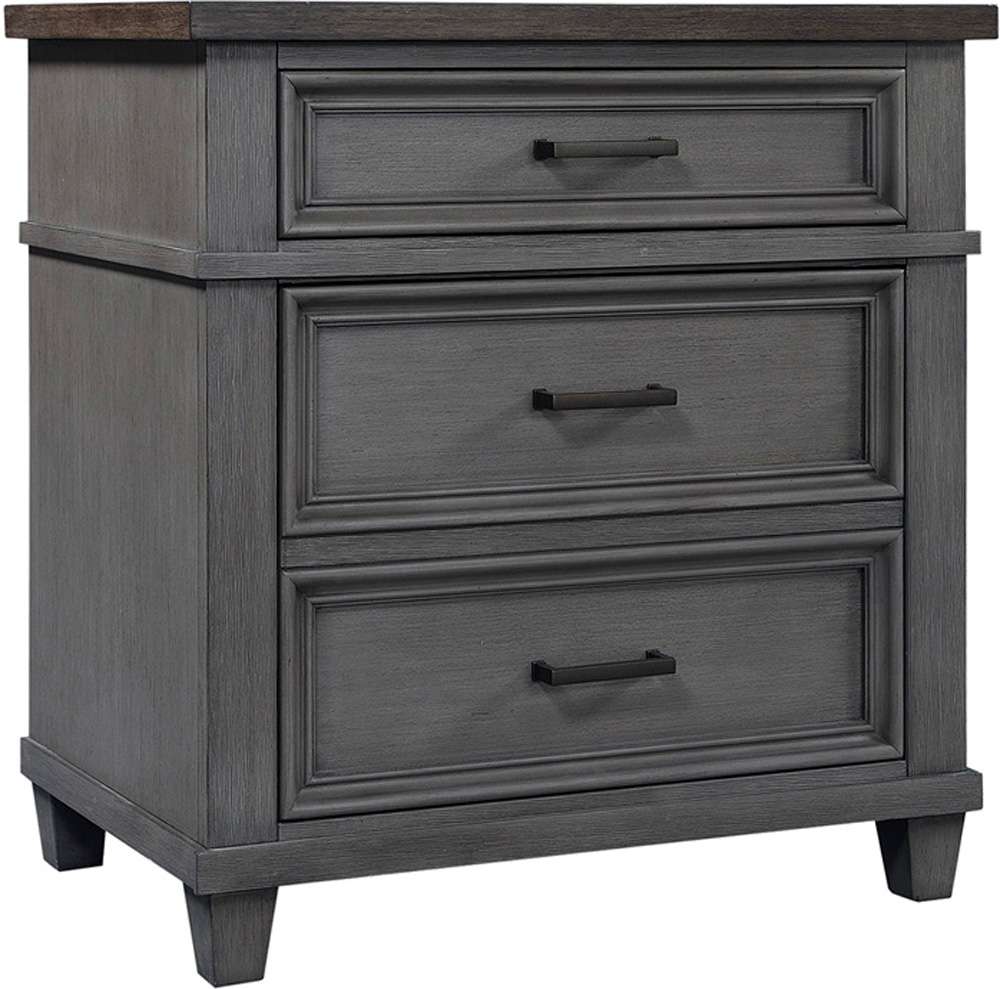 Emery Park - Caraway 2 Drawer NS in Aged Slate Finish - I248-450-SLT-2 veiw 1