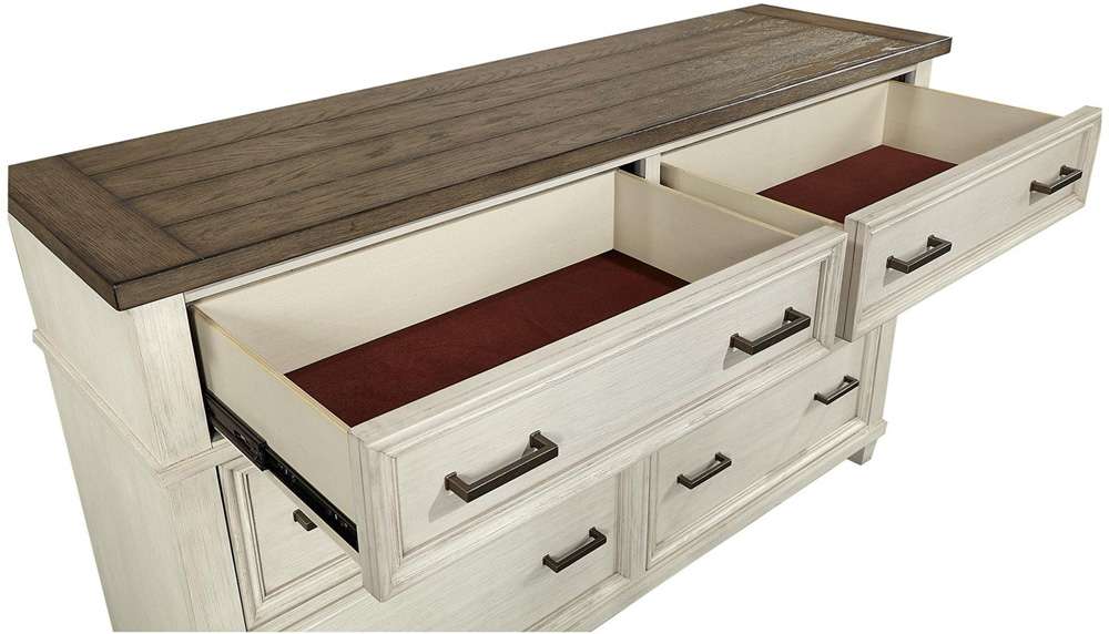 Emery Park - Caraway Dresser in Aged Ivory Finish - I248-453-2 veiw 3