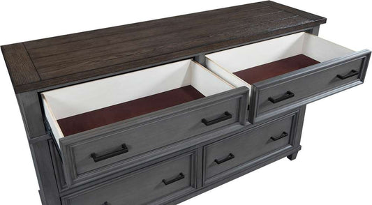 Emery Park - Caraway Dresser in Aged Slate Finish - I248-453-SLT-2 veiw 2