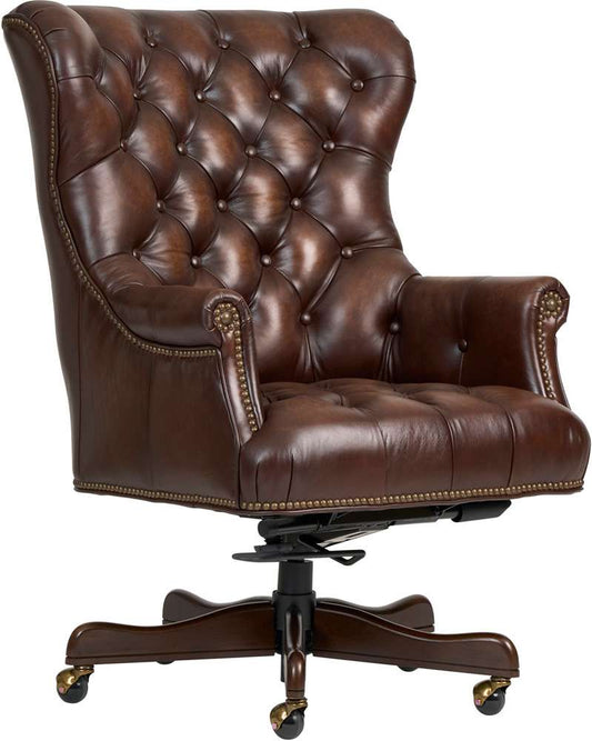 Emery Park - Jefferson Exec Chairin Burnished Umber Finish - A15-3680 veiw 1