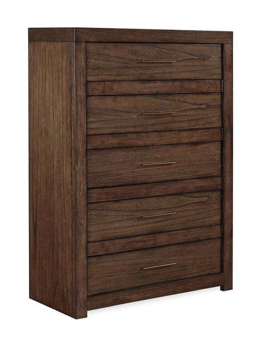 Emery Park - Modern Loft 5 Drawer Chest in Brownstone Finish - IML-456-BRN-1 veiw 1