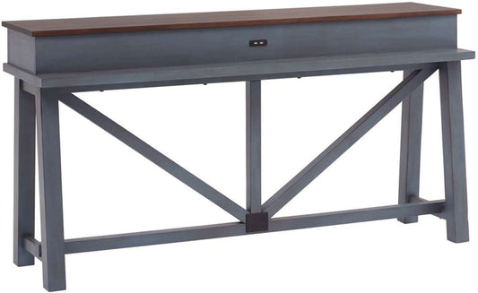 Emery Park - Pinebrook Console Bar Table in Denim Finish - I629-9151-DEN veiw 1