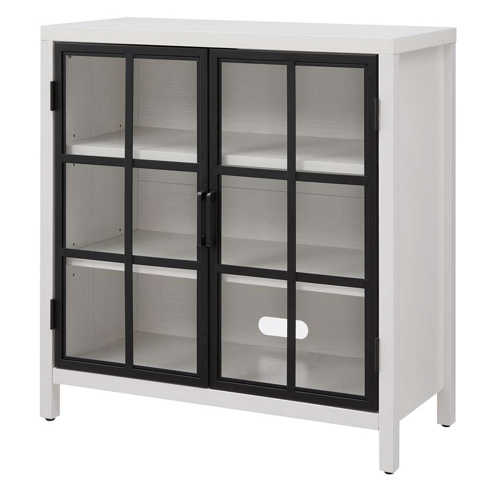 Hudson & Canal - Bennett 32in Wide Rectangular Accent Cabinet in White - AC2058 veiw 3