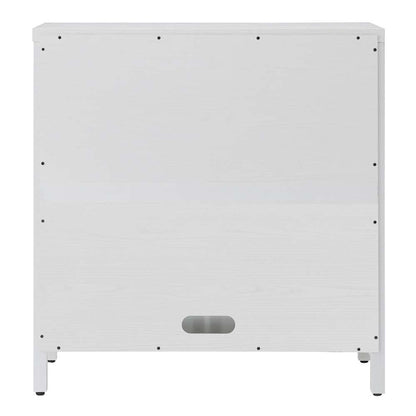 Hudson & Canal - Bennett 32in Wide Rectangular Accent Cabinet in White - AC2058 veiw 4