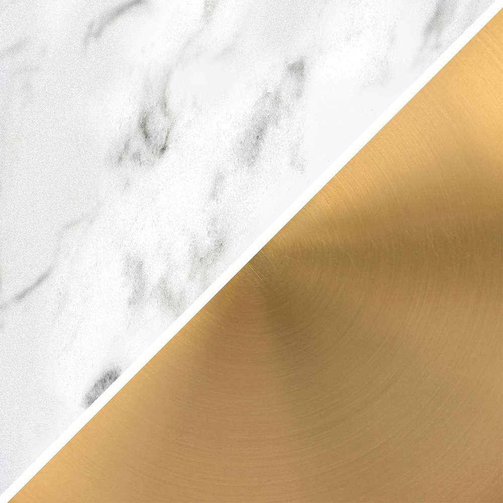 Hudson & Canal - Elise 30in Tall Table Lamp with Fabric Shade in Marble/Brass/White - TL2018 veiw 6