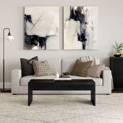 Hudson & Canal - Lawrence 48in Wide Rectangular Coffee Table in Black Grain - CT2056 veiw 6