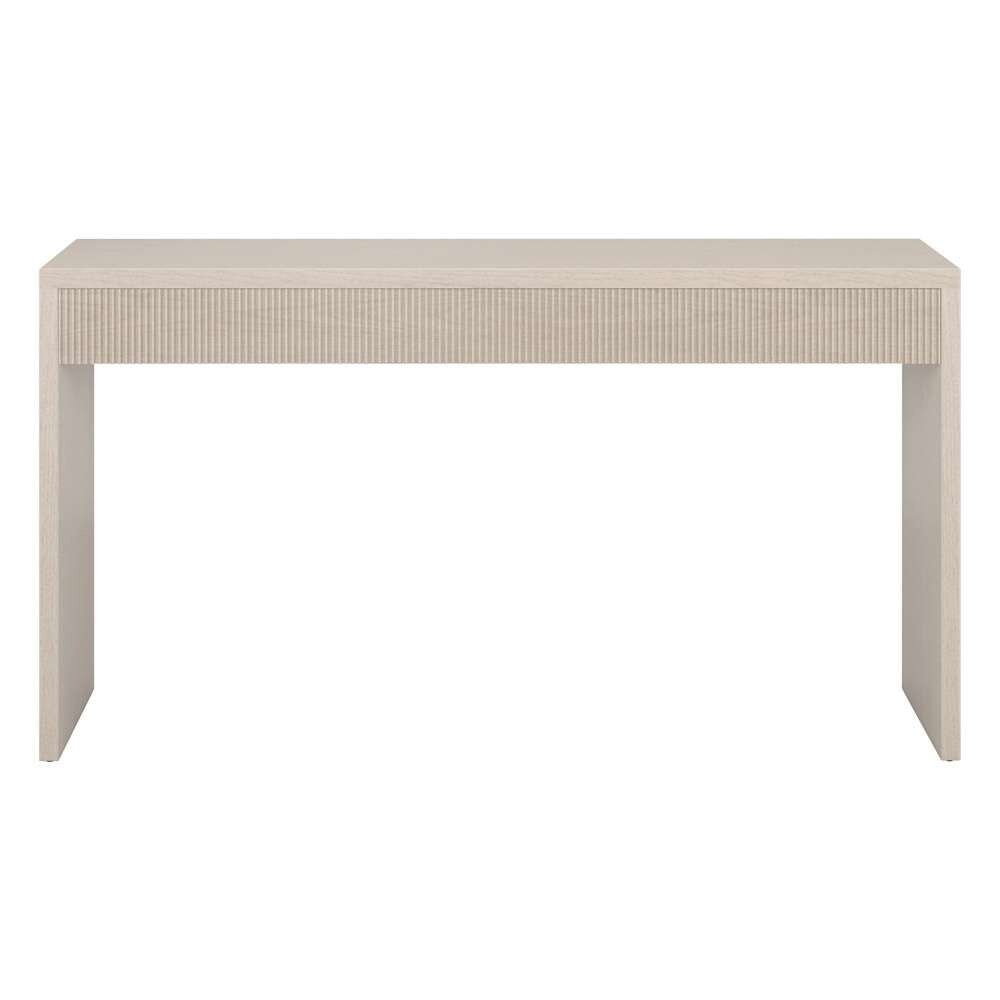 Hudson & Canal - Lawrence 55in Wide Rectangular Console Table in Alder White - AT2055 veiw 2