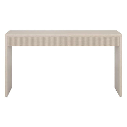 Hudson & Canal - Lawrence 55in Wide Rectangular Console Table in Alder White - AT2055 veiw 2