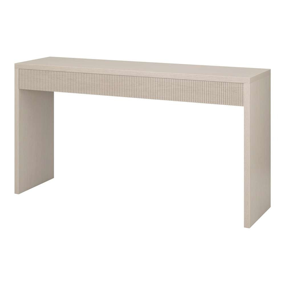 Hudson & Canal - Lawrence 55in Wide Rectangular Console Table in Alder White - AT2055 veiw 3