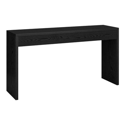 Hudson & Canal - Lawrence 55in Wide Rectangular Console Table in Black Grain - AT2054 veiw 1
