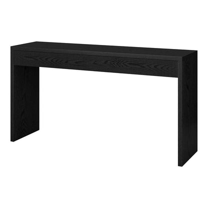 Hudson & Canal - Lawrence 55in Wide Rectangular Console Table in Black Grain - AT2054 veiw 3