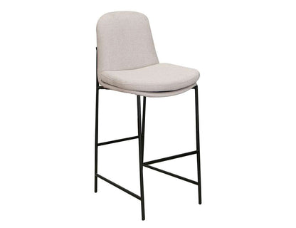 IFD - America - Wooden Frame & Metal Base, 30in Upholstered Barstool - IUP803-BST30-161 veiw 1