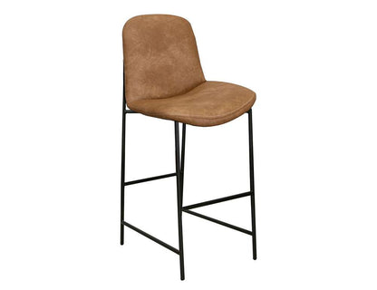 IFD - America - Wooden Frame & Metal Base, 30in Upholstered Barstool - IUP803-BST30-202 veiw 1