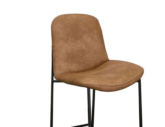 IFD - America - Wooden Frame & Metal Base, 30in Upholstered Barstool - IUP803-BST30-202 veiw 2