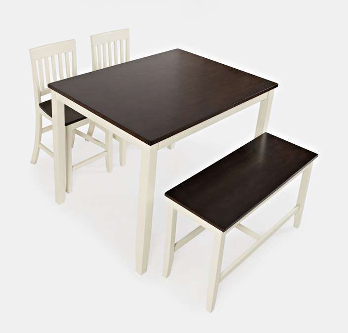 Jofran - Decatur Lane Farmhouse 4 Piece Solid Wood Counter Height Set - 1826 veiw 1