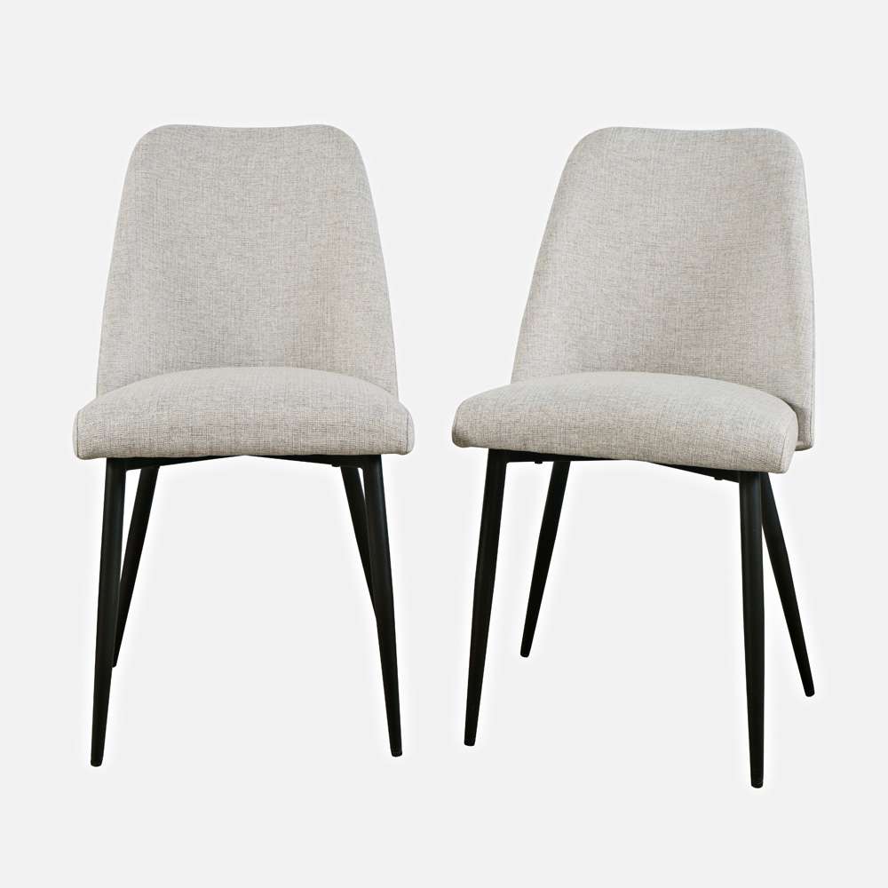 Jofran - Macey Contemporary Modern Upholstered Dining Chair (Set of 2) - 2271-MACEYCHNAT veiw 4