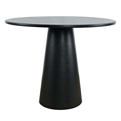 Jofran - Nash Mid-Century Modern 45in Round Pedestal Counter Height Dining Table - 2271-NASH45BTBKT veiw 2