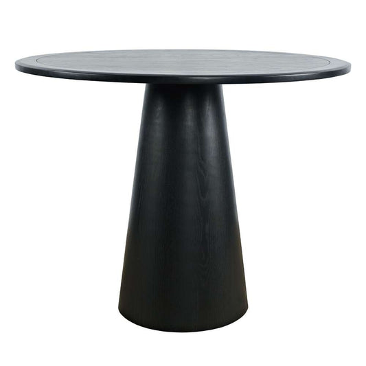 Jofran - Nash Mid-Century Modern 45in Round Pedestal Counter Height Dining Table - 2271-NASH45BTBKT veiw 2