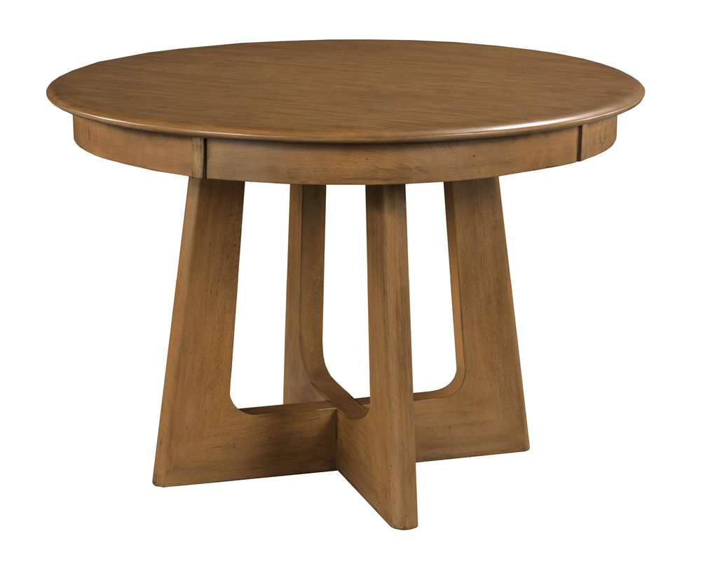Kincaid Furniture - Kafe 44in Round Pedestal Table, Latte - 317-707L veiw 1