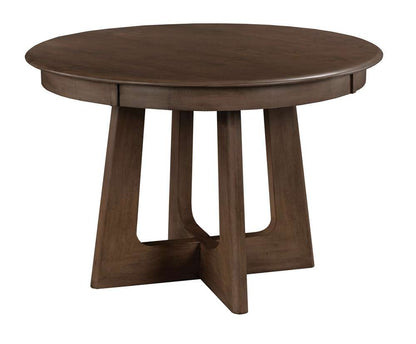 Kincaid Furniture - Kafe 44in Round Pedestal Table, Mocha - 317-707M veiw 1