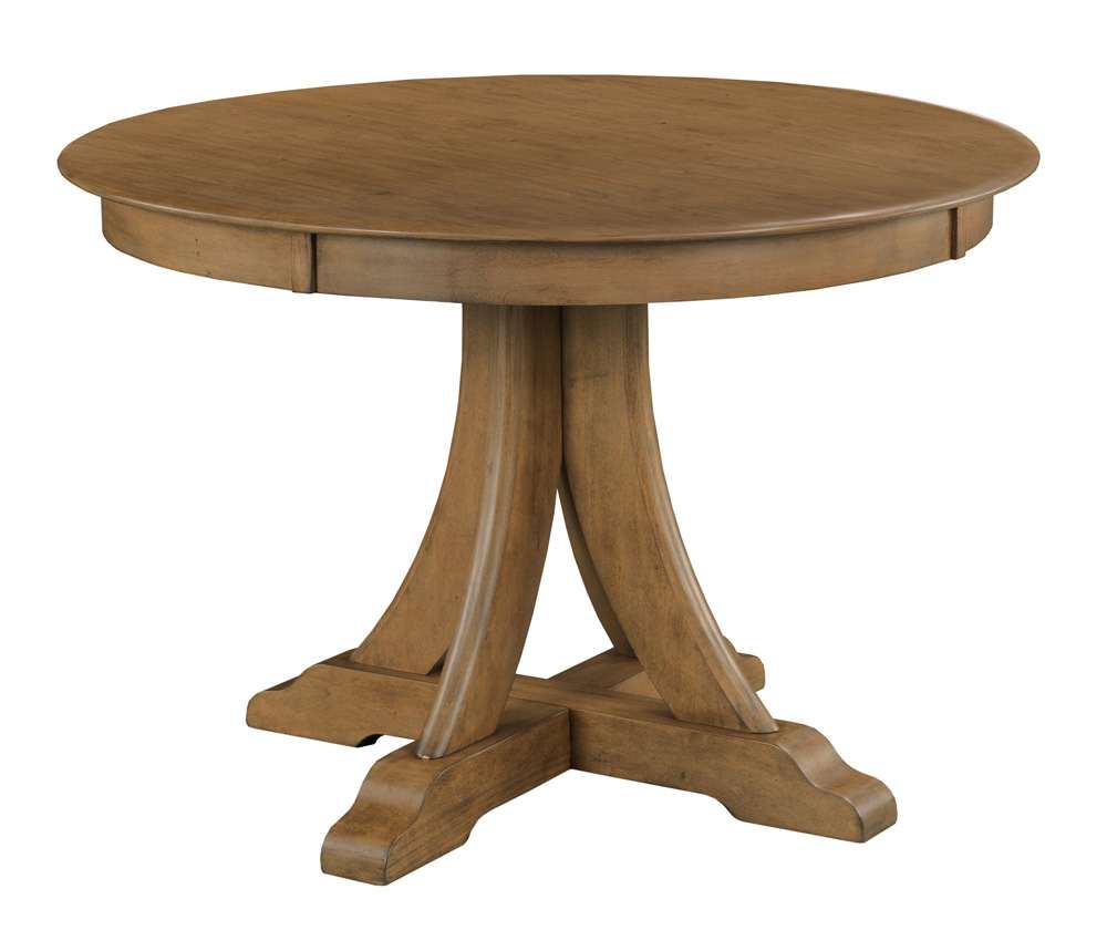 Kincaid Furniture - Kafe 44in Round Quad Table, Latte - 317-705L veiw 1