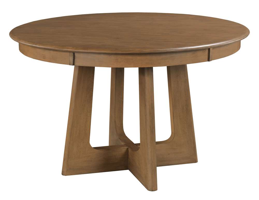Kincaid Furniture - Kafe 54in Round Pedestal Table, Latte - 317-708L veiw 1