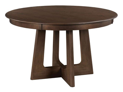 Kincaid Furniture - Kafe 54in Round Pedestal Table, Mocha - 317-708M veiw 1