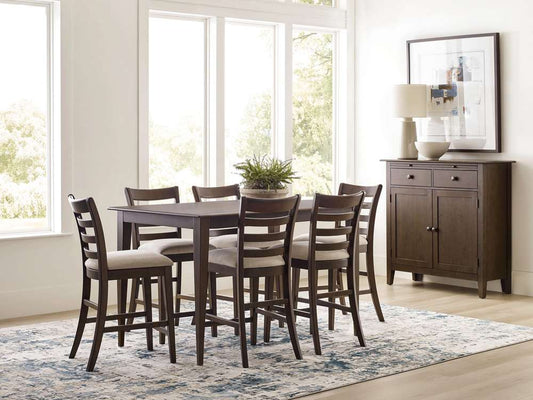 Kincaid Furniture - Kafe 60in Counter Height Table, Mocha - 317-700M veiw 2