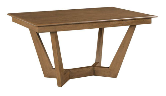Kincaid Furniture - Kafe 60in Rectangular Trestle Table Pkg, Latte - 317-746LP veiw 1