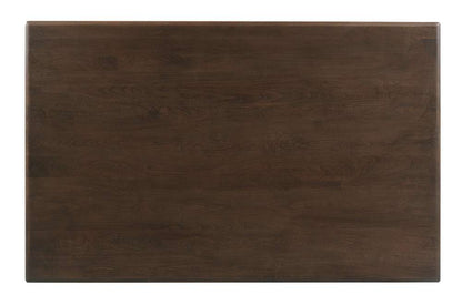 Kincaid Furniture - Kafe 60in Rectangular Trestle Table Pkg, Mocha - 317-746MP veiw 3