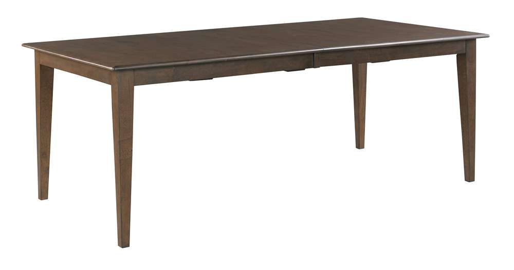Kincaid Furniture - Kafe 80in Rectangular Leg Table, Mocha - 317-745M veiw 1