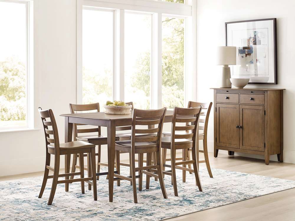 Kincaid Furniture - Kafe Tall Ladderback Chair, Latte - 317-692L veiw 3