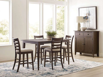 Kincaid Furniture - Kafe Tall Ladderback Chair, Mocha - 317-692M veiw 3