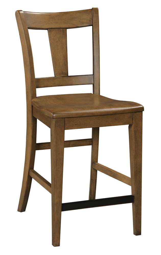 Kincaid Furniture - Kafe Tall Splat Back Chair, Latte - 317-691L veiw 2
